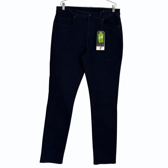 The Perfect Jean NYC Mens 36 x 36 Slim Thick OG‎ Stretch Submarine Deep Blue - Picture 1 of 13